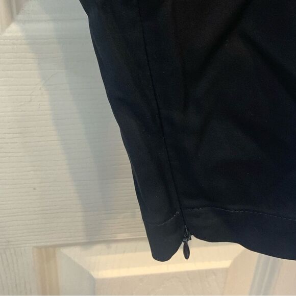 Love Moschino Black Pants Heart Logo Ankle Zippers Size 4 - Picture 6 of 14